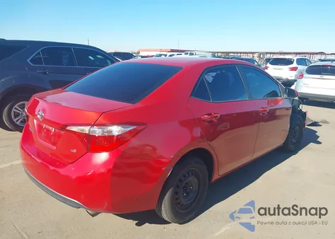 2017 Toyota Corolla Le z USA, uszkodzony, nr VIN 5YFBURHE4HP638187